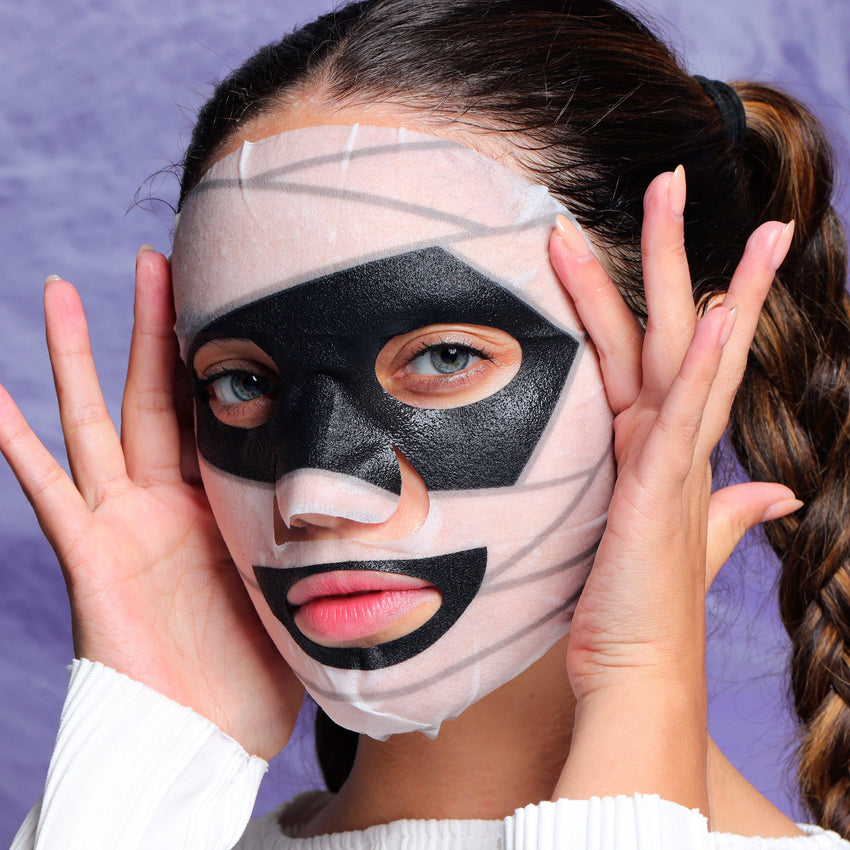 Boo Basket Gift | Halloween Korean Face Mask Mummy Makeover