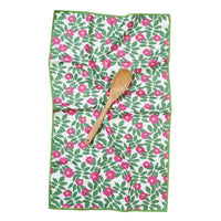 Anywhere Towel Reversible - Fun Summer Beach Roses Pattern