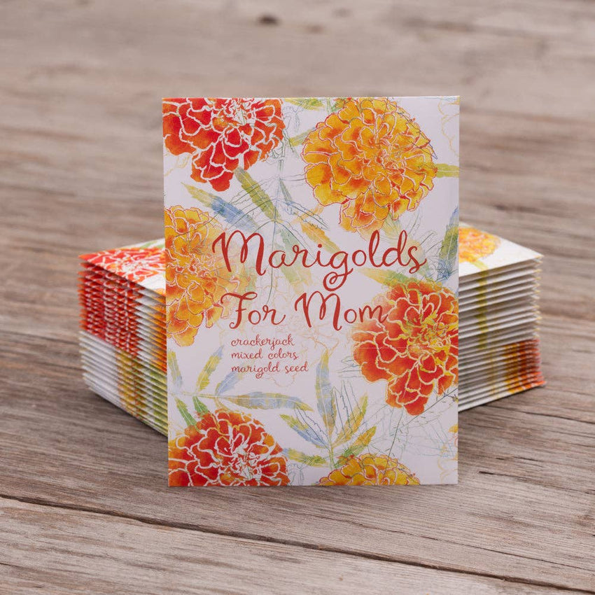 For the Garden | Seed Packets Marigolds for Mom Mother's Day - Marigold Seed Packets