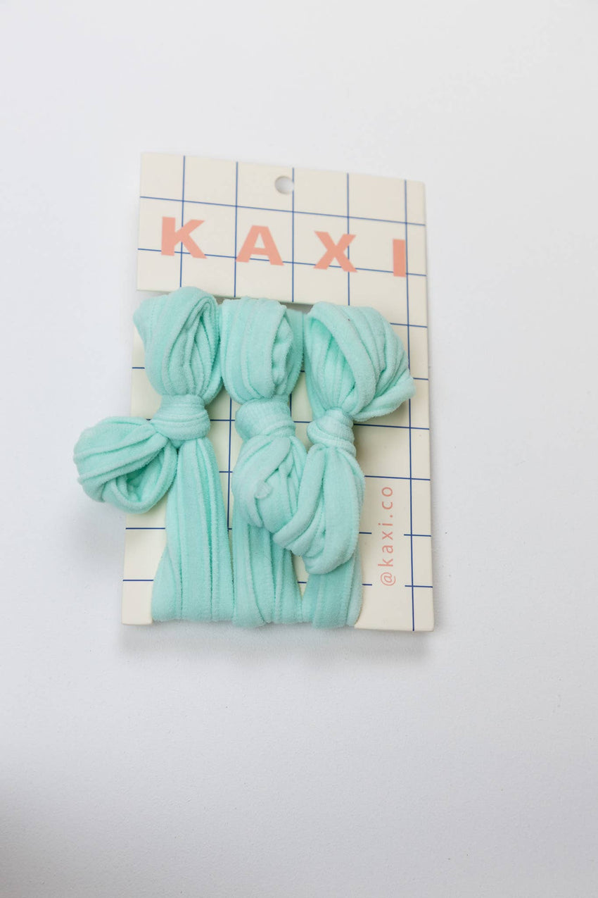 KAXI Bow Hair Ties — No-Damage Nylon Hair Ties