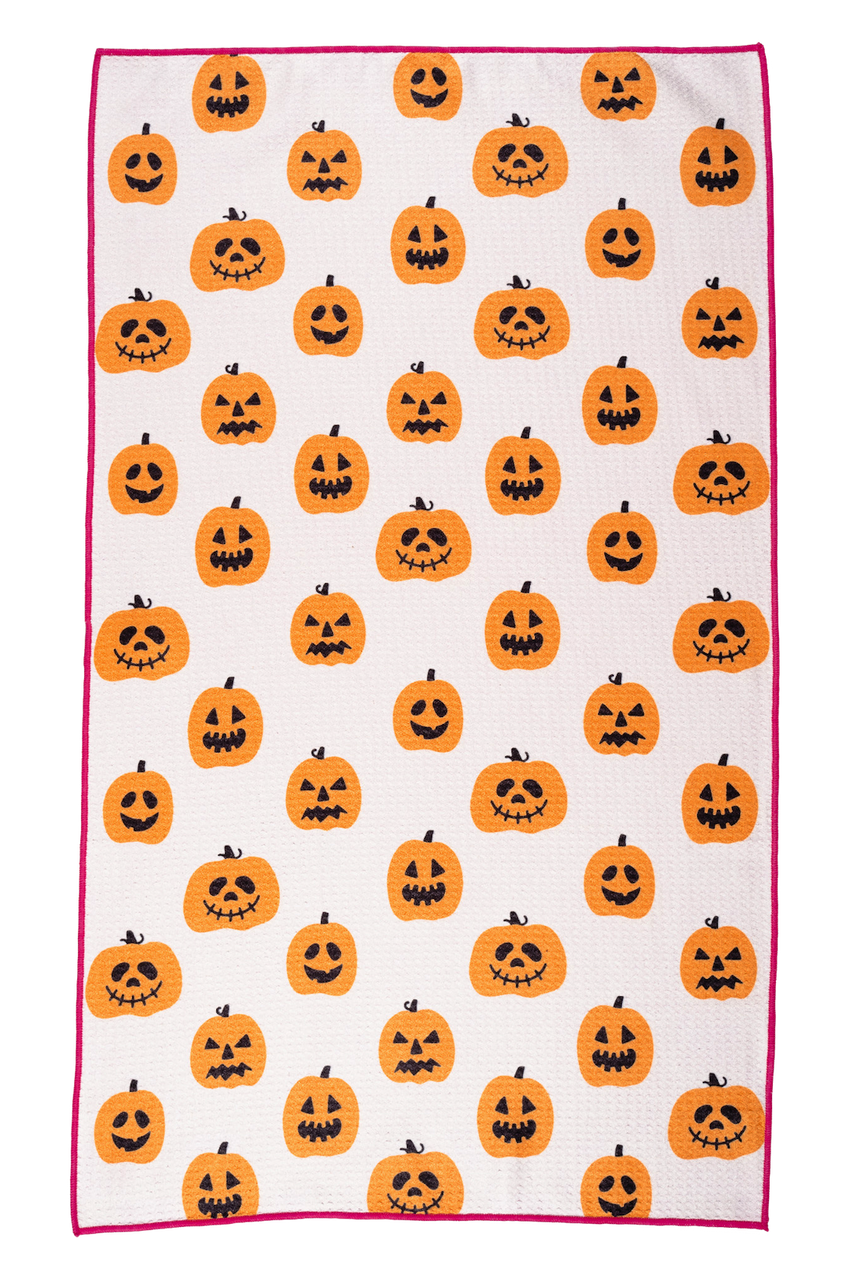 Kitchen Towel |  Groovy Gourds Pumpkin Towel