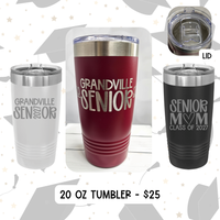 Grandville Senior All Night Party Fundraiser - Stainless Cup Sale (SANP 2027)