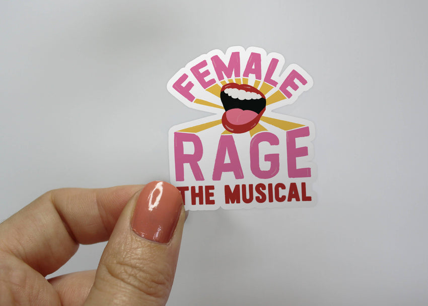 Female Rage the Musical Taylor Swift Sticker