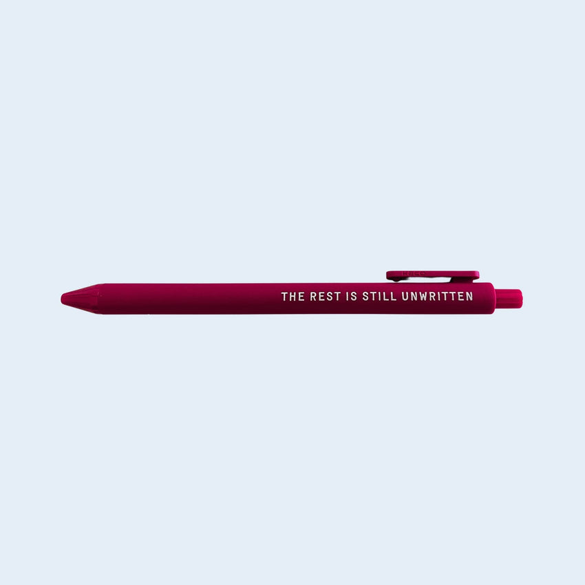 The Rest Is Still Unwritten Gel Pen | Pop Culture Gifts