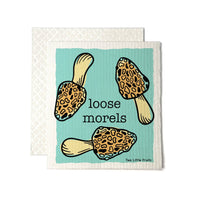 Swedish Dishcloth - Morel Mushroom  -  Reusable Dishcloth