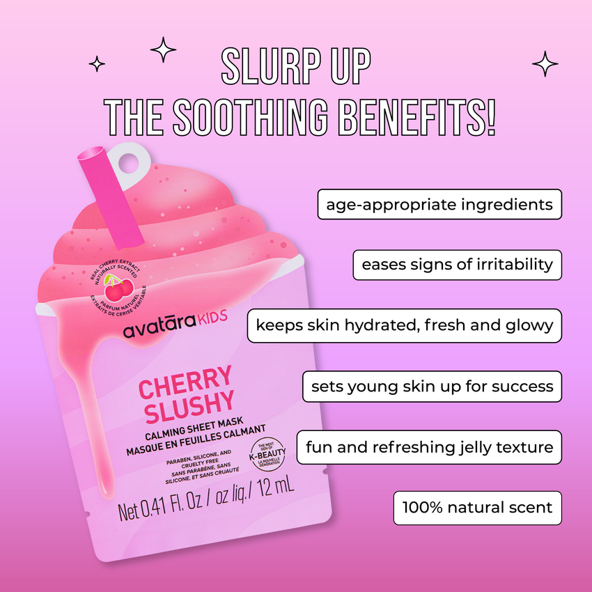 Cherry Slushy Kid's Mask