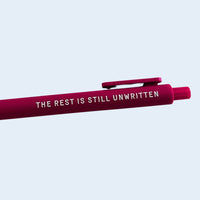 The Rest Is Still Unwritten Gel Pen | Pop Culture Gifts
