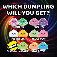 Fun Doh Mystery Dumpling Squishies | 12-Piece Retail Display
