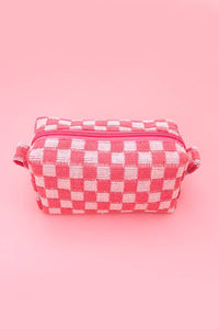 CHECKER MAKEUP COSMETIC POUCH BAG | Gift for her or teens!