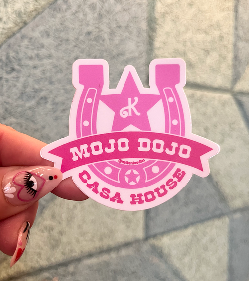 Ken's Mojo Dojo Casa House Sticker Inspired by Barbie: Single