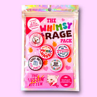 The Whimsy and Rage Pack - Button 5 Pack