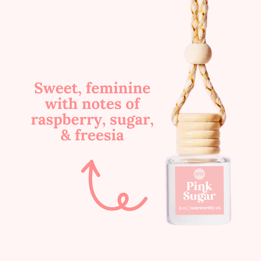 Car Diffusers | Spring & Summer Scents: Individual Mylar Bag / Peach Mango Bellini