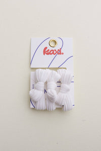KAXI Bow Hair Ties — No-Damage Nylon Hair Ties