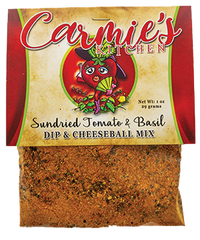 Sundried Tomato & Basil Dip Mix for crackers, veggies and more!