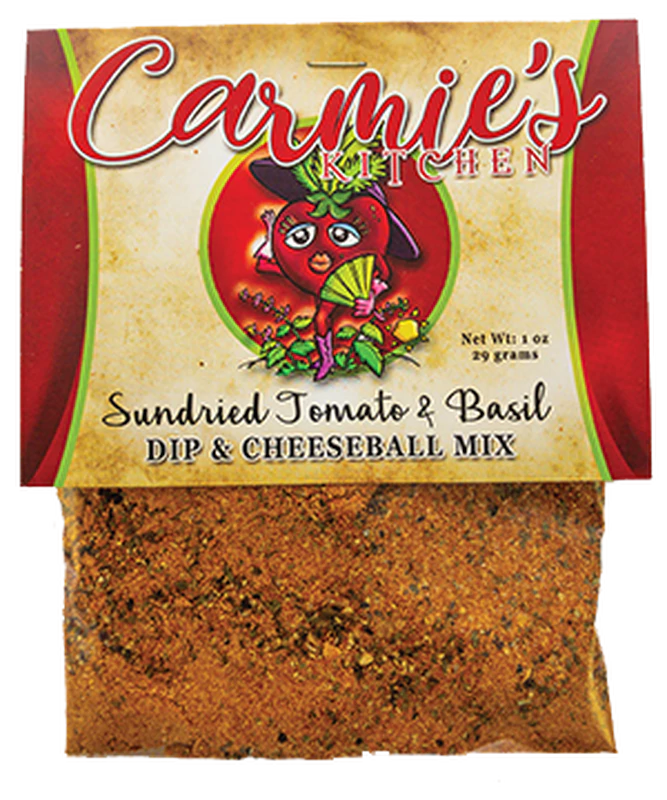 Sundried Tomato & Basil Dip Mix for crackers, veggies and more!