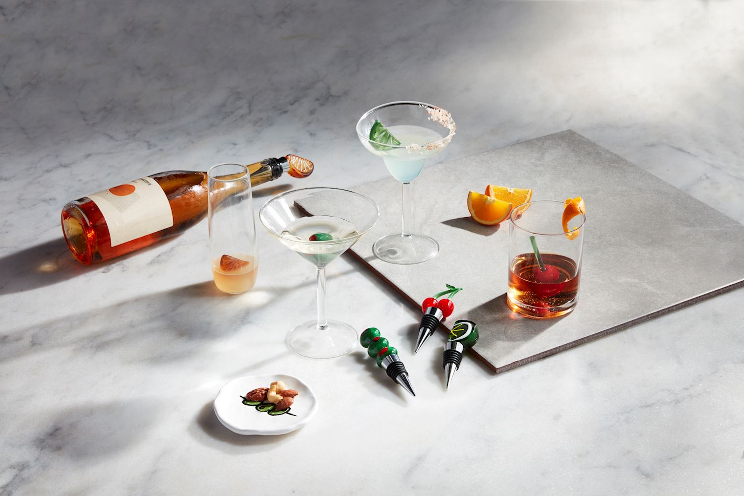 Old Fashioned Cherry Rocks Glass - Thumbnail 4