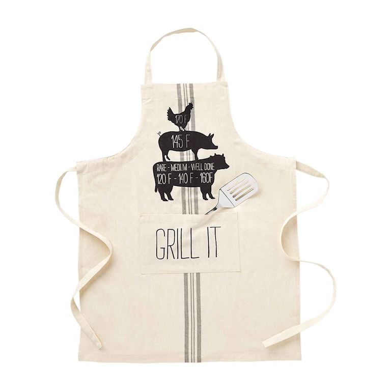 Summer Cookout Grill Apron and Spatula