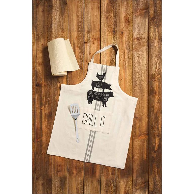 Summer Cookout Grill Apron and Spatula