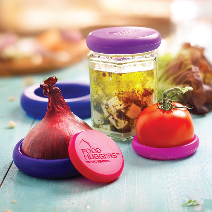 For the Home | Reusable Silicone Food Savers – Bright Berry (Set of 5)