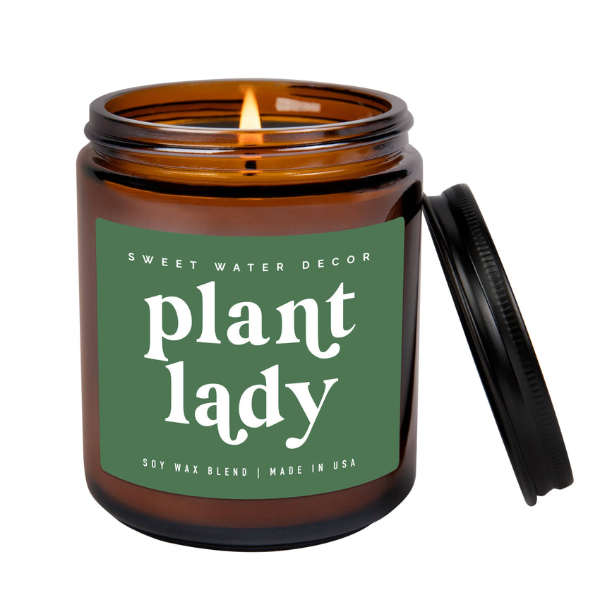 LIMITED EDITION Plant Lady 9 oz Soy Candle - Home Decor