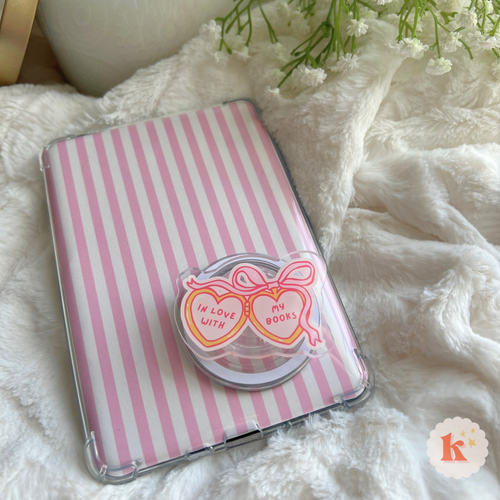 Love Locket - Kindle accessories | bookish kindle grip | kindle case stand