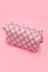 CHECKER MAKEUP COSMETIC POUCH BAG | Gift for her or teens!