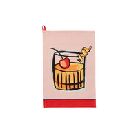 Fun Colored Trim Cocktail Towels - Great gift basket item!