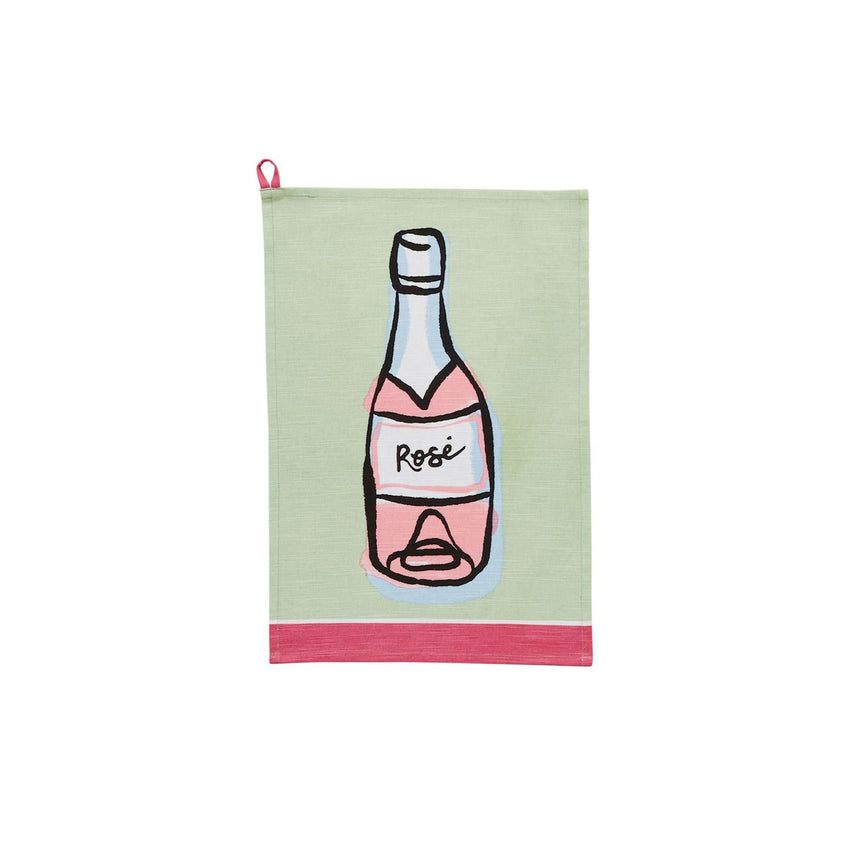 Fun Colored Trim Cocktail Towels - Great gift basket item!