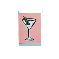 Fun Colored Trim Cocktail Towels - Great gift basket item!