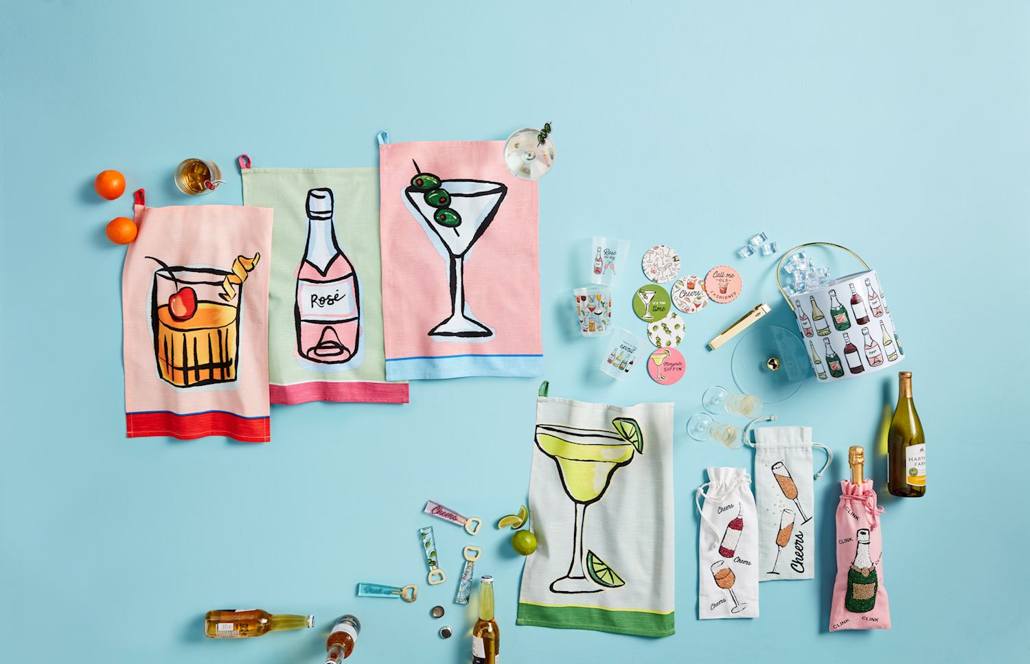Fun Trim Cocktail Towels - Thumbnail 4