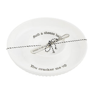 Cheese Ball Dish Set - Great server for your favorite cheese ball recipe!