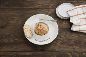 Cheese Ball Dish Set - Great server for your favorite cheese ball recipe!