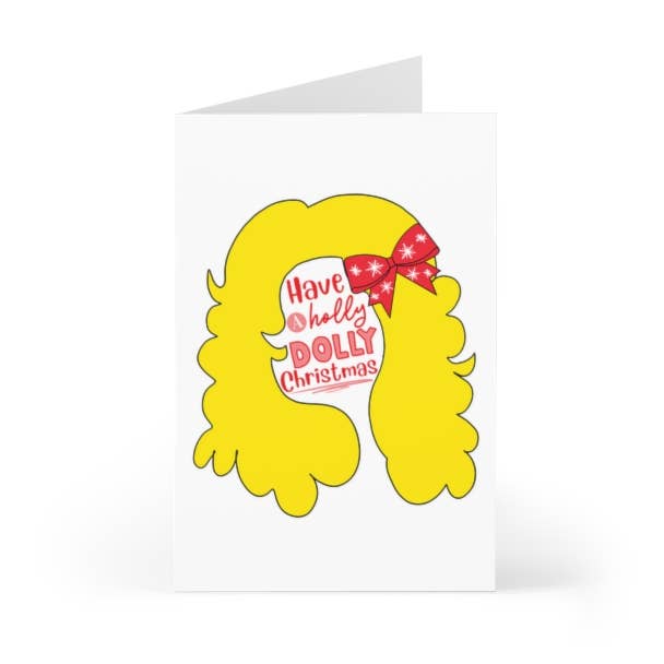 Christmas Card | Have a Holly Dolly Christmas