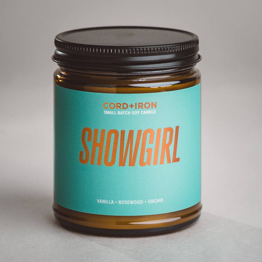 Showgrl– Vanilla & Rosewood Soy Candle Limited Release