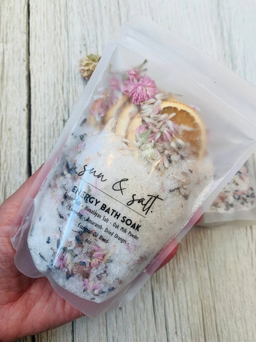 Energy Bath Soak - Bath Salts - Mother's Day Gift