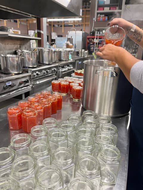 Bloody Mary in a Jar - Savory Tomato Pepper Jam Jelly