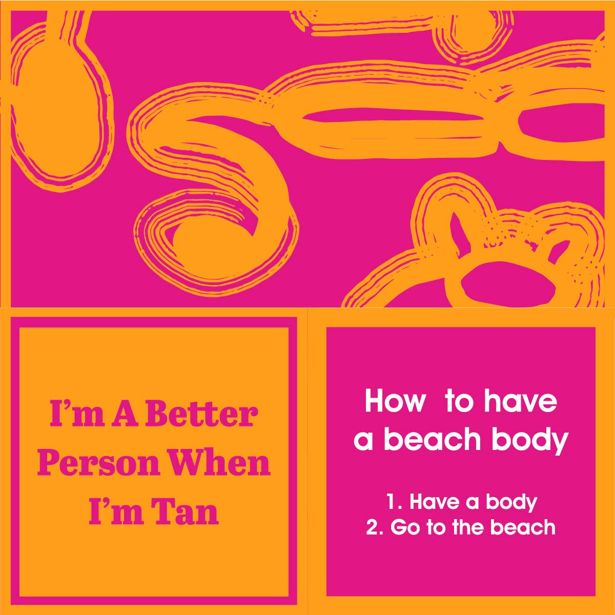 Napkin: BEACH Beach Body