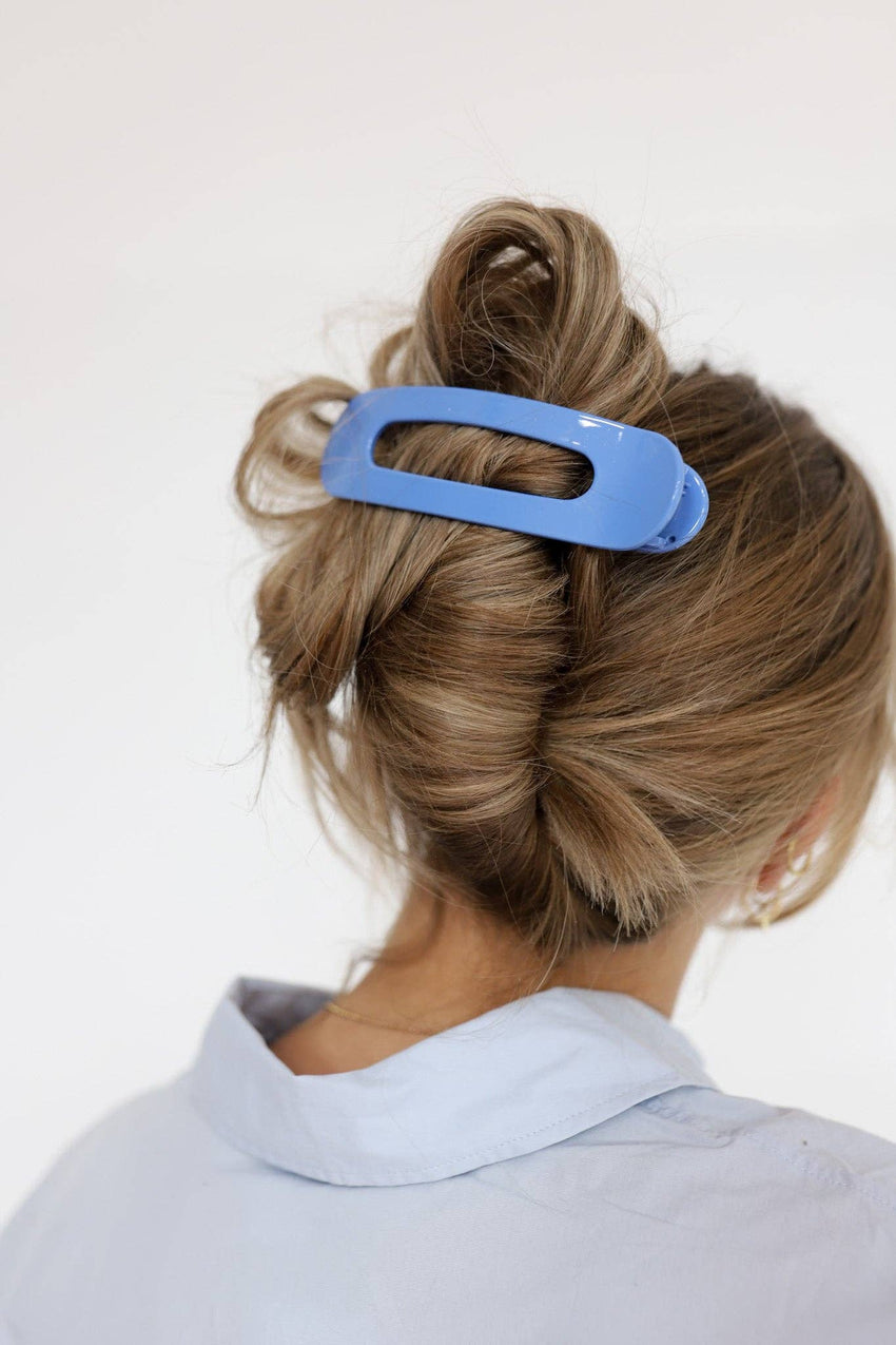 KAXI Oversized Lay Down Claw Clip — Flat Everyday Hair Clip