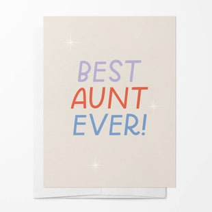 Best Aunt Ever Card | Family Cards, Fun Aunt, Gifts For Her