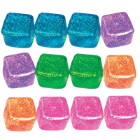 Fun Doh Squish & Squeeze Sparkle Cube Fidget Toy