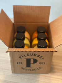 Sweet Hot Mustard with Honey 6/12 oz squeeze