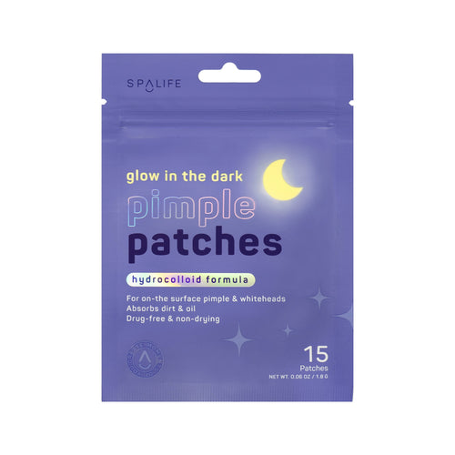 Fun Gift For Her | Glow in the Dark Moons Hydrocolloid Pimple Patches - 15 Ct