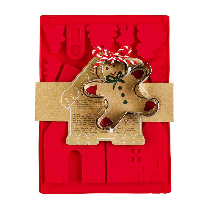 Gingerbread House Cookie Mold - Great for holiday baking!