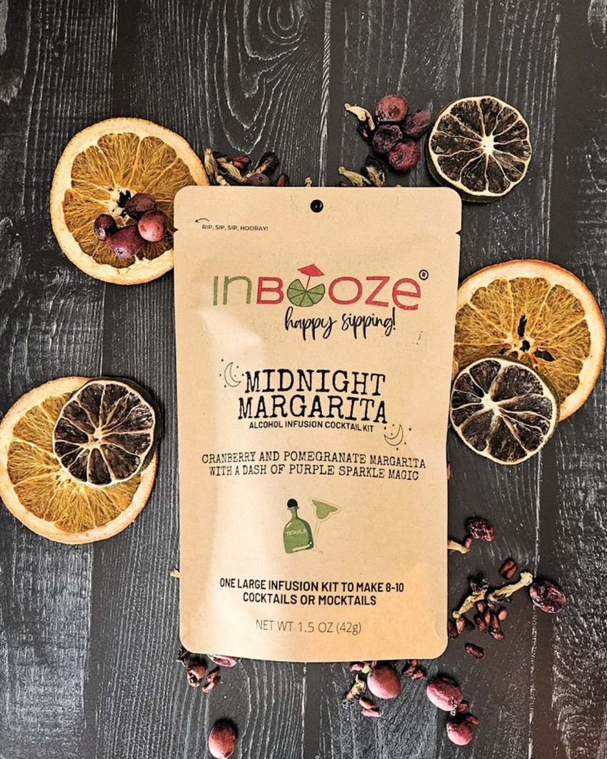 Midnight Margarita Alcohol Infusion Cocktail (or mocktail!) Kit - Perfect for Fall!