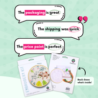 Live Laugh Fuck Off | 6" Embroidery Kit | Funny Craft Kit