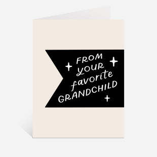 From Your Favorite Grandchild Card | Grandparent Cards