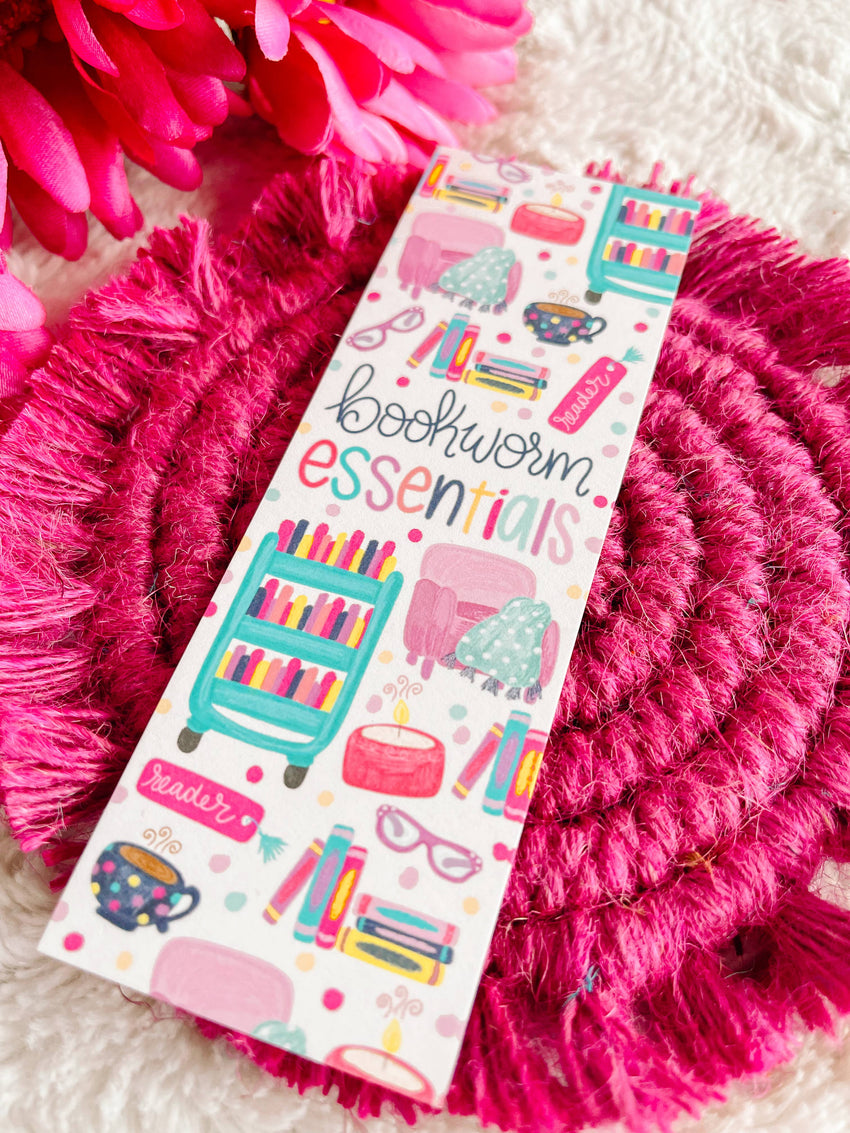 Fun Laminated Bookmark! - Bookworm Essentials