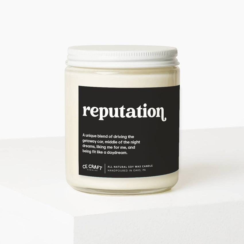 Reputation Scented Candle - Taylor Swift Themed Candle Gift