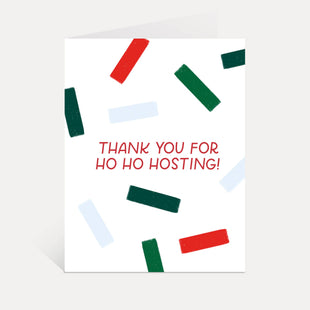 Ho Ho Hosting Holiday Card | Hostess Gift, Host Thank You