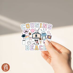 The Summer I Turned Pretty Inspired Cousins Beach Sticker